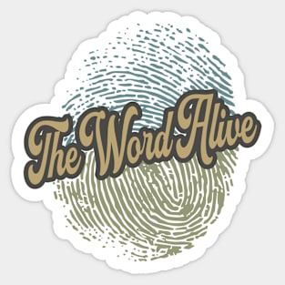 The Word Alive Fingerprint Sticker